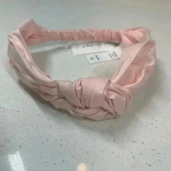 Janie and Jack | Knot Headband | Soft Cotton | Pink Hint | One Size - Picture 1 of 3